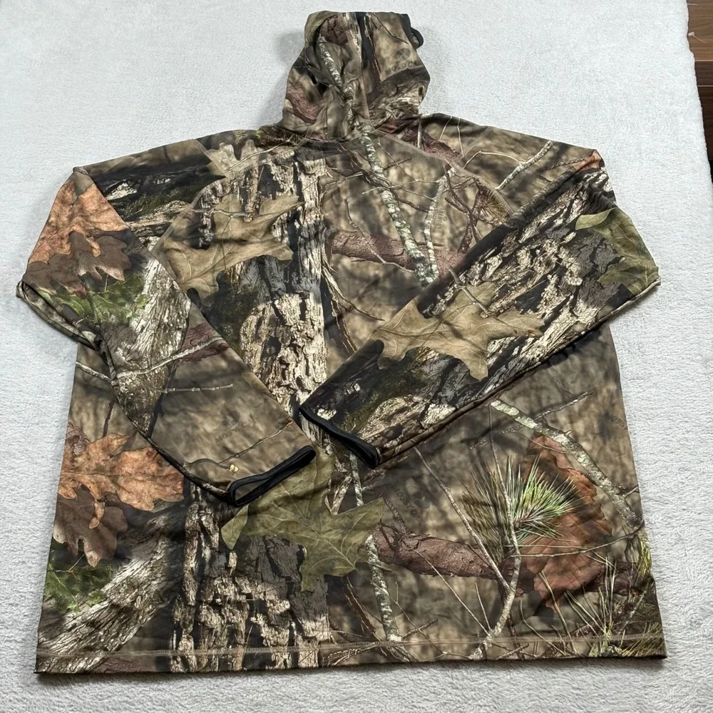 Adidas Hoodie Mens Camo Pullover NCAA Big 10 Wisconsin Badgers 2XL